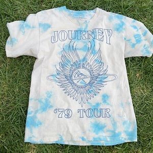 tie dye JOURNEY top